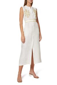 Dareia Embroidered Shirt Dress