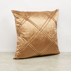 Textured Velvet Square Cushion - 45x45 cms