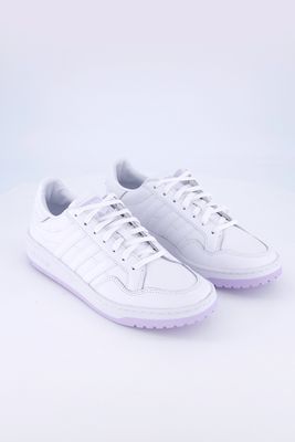 Womens Team Court Shoes  Cloud White/Purple Tint