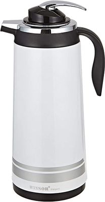 Winsor Elegant 1 Liter Vacuum Flask, White, WR51241W