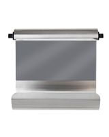 Wenko Magnetic Kitchen Roll Holder With Foil Dispenser Grey