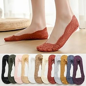 Leish Socks Children's Spring and Summer Thin Cute Japanese Women's Socks Set Silicone Non slip Cotton Sole Invisible Socks Boat Socks miniinthebox