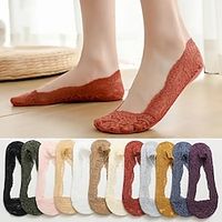 Leish Socks Children's Spring and Summer Thin Cute Japanese Women's Socks Set Silicone Non slip Cotton Sole Invisible Socks Boat Socks miniinthebox - thumbnail