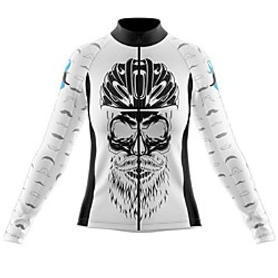 21Grams Women's Long Sleeve Cycling Jersey Spandex White Bike Top Mountain Bike MTB Road Bike Cycling Quick Dry Moisture Wicking Sports Clothing Apparel  Stretchy  Athleisure Lightinthebox