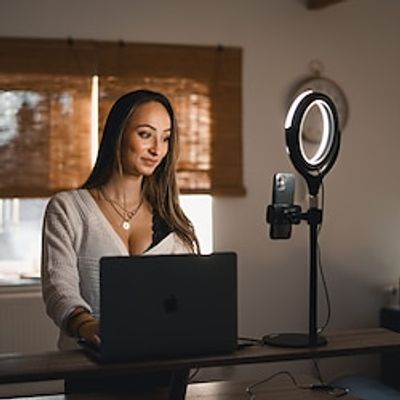 12inch Ring Lights Fill Light, LED Circle Light with Phone Holder, for Photo Selfie, Video Recording, Zoom Meeting 30cm Cosmetic Mirror Lightinthebox