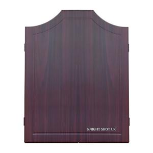 Knight Shot Dartboard Cabinet Mahogany Plain