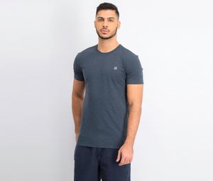 Mens Slub Crew T-Shirt  Charcoal