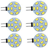 6pcs 2 W LED Bi-pin Lights 260 lm G4 9 LED Beads SMD 5730 Warm White Natural White White 9-30 V Lightinthebox - thumbnail