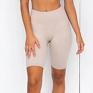 Women's High Waist Compression Shorts Running Tight Shorts Athleisure Shorts Bottoms Nylon Fitness Gym Workout Performance Running Training Tummy Control Butt Lift Breathable Sport Deep Purple Black miniinthebox
