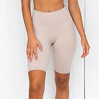 Women's High Waist Compression Shorts Running Tight Shorts Athleisure Shorts Bottoms Nylon Fitness Gym Workout Performance Running Training Tummy Control Butt Lift Breathable Sport Deep Purple Black miniinthebox - thumbnail