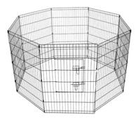 Woofy Metal Foldable Pet Play Pen With Door 61X91CM