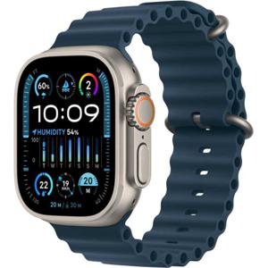 Apple Watch Ultra 2 GPS + Cellular| 49mm| Titanium Case with Blue Ocean Band