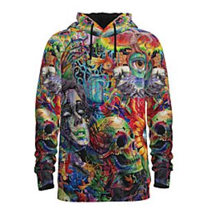 Men's Pullover Hoodie Sweatshirt Graphic 3D Hooded Daily 3D Print Basic Hoodies Sweatshirts  Long Sleeve Rainbow miniinthebox