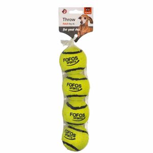 Fofos Sports Fetch Ball 4pk (Pack of 2)