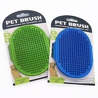 Dog Cat Pets Brushes Grooming Health Care Fur Brush Pet Supplies Special Material Grooming Kits Comb Brush Dog Clean Supply Baths Portable Massage Soft Washable Durable Pet Grooming Supplies Random Lightinthebox - thumbnail