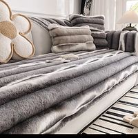 Sofa Cover Plush Towel Mat, Couch Covers Sectional Sofa Cover for Dogs Pet, Slipcovers For Love Seat, L Shaped, Arm Chair Protector Anti Scratch(Not Sold By A Set) Lightinthebox - thumbnail