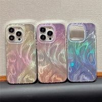 Luxury Gilt Feather Laser Phone Case For iPhone 15 14 Pro Max 13 11 12Pro Max Colorful Gradient Shockproof Protective Back Cover miniinthebox - thumbnail