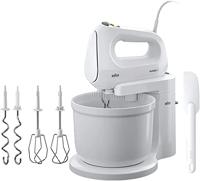 Braun Multi Mix 2 In 1 Hand And Stand Mixer 400 Watts, White - HM1070 WH