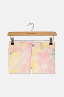 Big Girls Tie-Dye Shorts  Pink/Yellow Combo - thumbnail