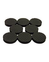 Tru-Guard 1 inch Black Grip Pads Pack of 16