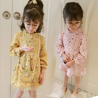 Girls Kids Ruffles Long Sleeve Dresses