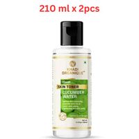 Khadi Organique Cucumber Water Skin Toner 210ml (Pack Of 2)