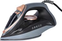 Krypton Steam Iron With Ceramic Soleplate 1x10 , Black - KNSI6237