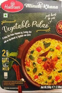 Haldirams Minute Khana Vegetable Pulao 200gm