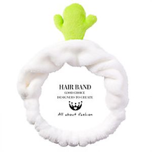 japanese small fresh cactus bean sprouts hair band wash face hair band hair band creative personality mori girl net red simple Lightinthebox