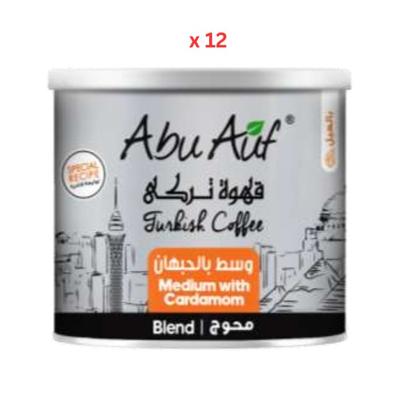 Abu Auf Medium Plain Coffee 12X200G