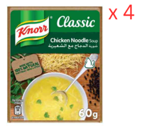 Knorr Classic Chicken Noodles Soup 60gm (Pack of 4)