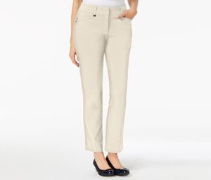 Petite Slim-Leg Pants  Stone Wall