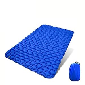 Inflatable Sleeping Pad Outdoor Camping Waterproof Ultra Light (UL) Soft Compact Nylon 1951306 cm for 2 person Camping / Hiking Climbing Beach All Seasons Blue miniinthebox