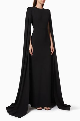 Alder Satin Crepe Column Gown Alder Satin Crepe Column Gown