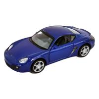 Metal Speed Zone Porsche Cayman S 1.32 Scale Pull-Back Die-Cast Car - thumbnail