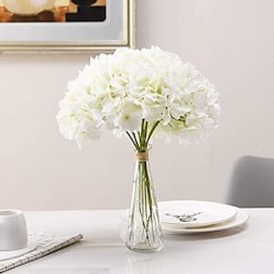 6pcs simulation flower hydrangea flower head wedding flower wall road guide decoration flower wedding decoration flower miniinthebox