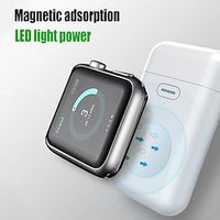 1000mAh Wireless Charger Mini Power Bank For i watch 1 2 3 4 5 Magnetic Portable Powerbank Thin External Battery For Apple Watch miniinthebox - thumbnail