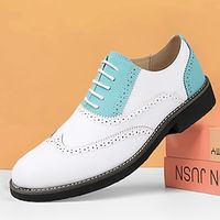 Men's Oxfords Derby Shoes Retro Formal Shoes Brogue Walking Casual Daily Leather Comfortable Booties / Ankle Boots Loafer Lanbai Spring Fall miniinthebox - thumbnail