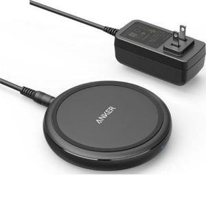 Anker PowerWave II Sense Pad - UK Fabric Black | Fast wireless charger | Qi-certified | 15W max