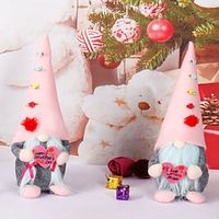 1pcs Valentine's Day Mother's Day Decoration Rudolph Doll Ornaments Faceless Doll Venue Decoration Props Holiday Gifts Lightinthebox - thumbnail