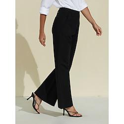 Wide Leg Versatile Full Length Pants Lightinthebox