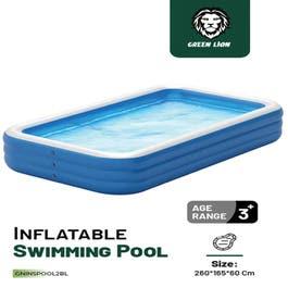 Green Lion Inflatable Swimming Pool Small - Blue (GNINSPOOL2BL)