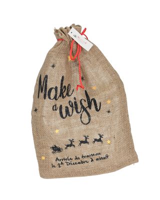 Homesmiths Christmas Gift Bag Jute 46cm Assorted 1 Piece