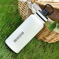 Water Bottle Vacuum Insulated Stainless Steel Thermos Double-Walled Hot Coffee Travel Mug Mini Cup 380ml Lightinthebox - thumbnail
