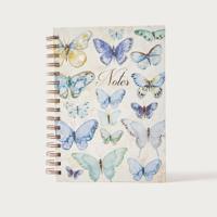 Punch Studio Butterfly Print Spiral Bound Journal