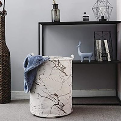 1PC Household Fabric Dirty Cloth Basket Dirty Cloth Basket Folding Toy Cloth Storage Basket For Dirty Cloth Storage Bucket Laundry Basket Lightinthebox