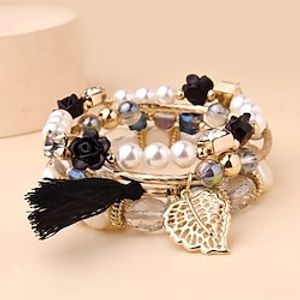 Women's Chain Bracelet Bracelet Retro Fashion Diamond Flower Elegant Cute Statement Cartoon Alloy Bracelet Jewelry Gold For Christmas Party Evening Festival Lightinthebox