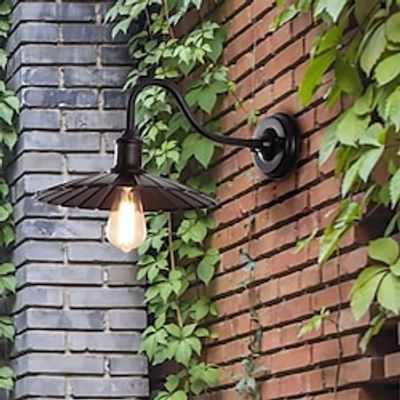 LED Wall Sconce Lighting Fixture IP65 Waterproof Rustproof Glass Lantern Wall Lamp Lantern Courtyard Garden Balcony Villa Decorative Lights 110-240V miniinthebox