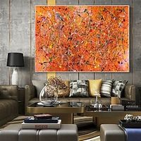 Handmade Oil Painting Canvas Wall Art Decoration Hand Painted Abstract Graffiti Art for Home Decor Rolled Frameless Unstretched Painting Lightinthebox