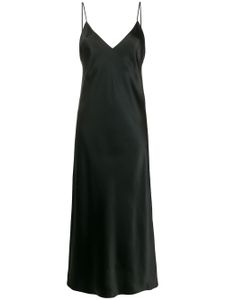 Joseph silk long slip dress - Black